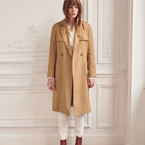 sezane trench
